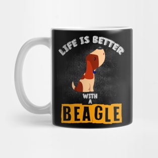 Life Is Better With A Beagle - Dog Lovers Beagles Dogs Mug